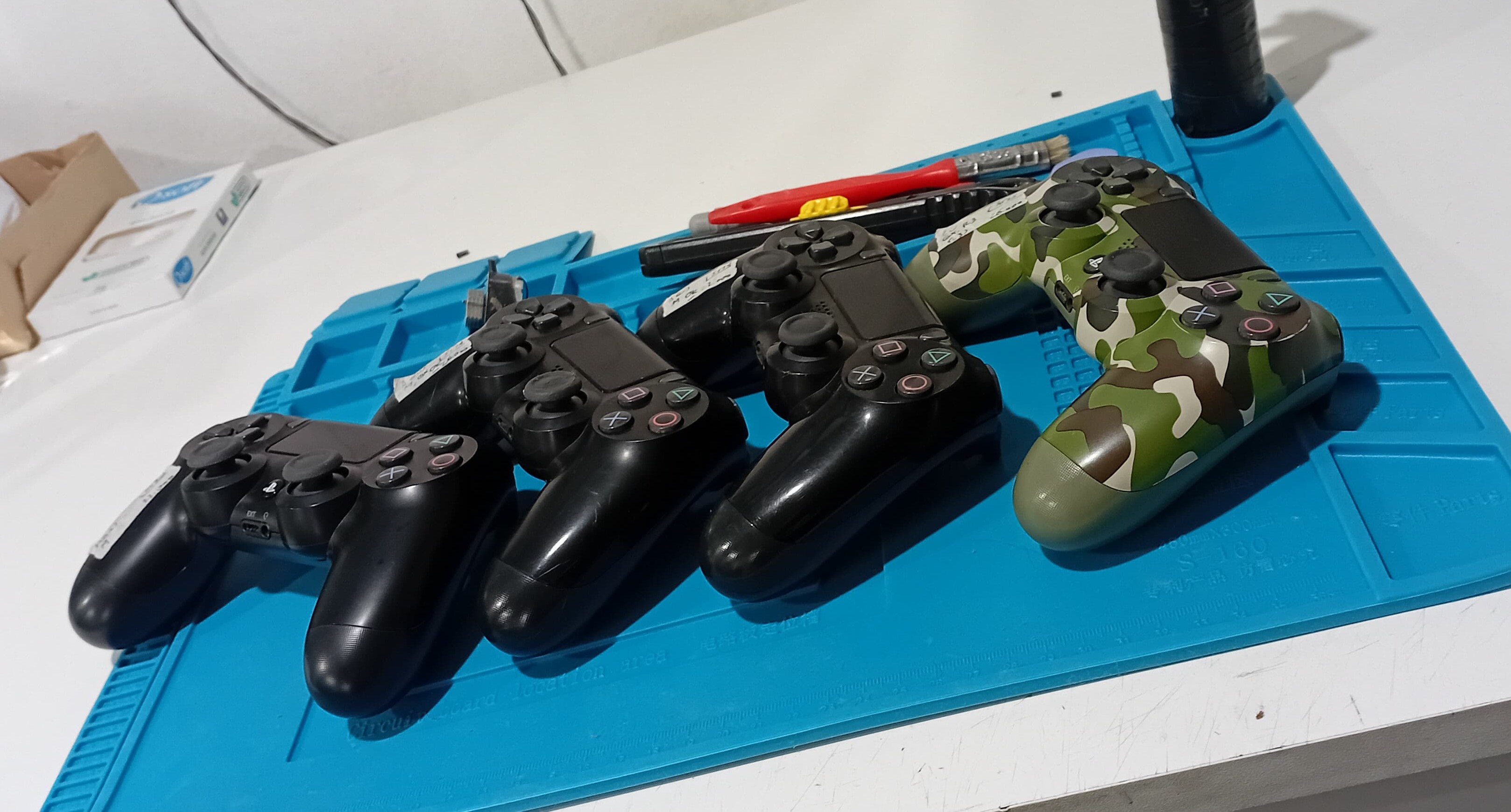 Circuito de joystick reparado